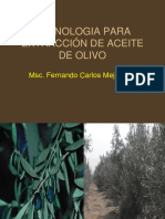 Tecnologia de Extracción de Aceite de Olivo