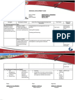 Individual Development Plans: A. Teaching Competencies (PPST) Objective 13, KRA 4 Objective 1, KRA 1