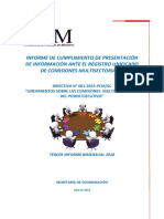 Informe Bimensual III Comisiones Multisectoriales PCM