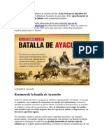 Batalla de Ayacucho