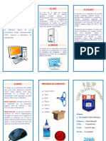 Triptico La Computadora