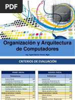 Organización y Arquitectura de Computadoras - Introduccion