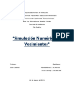 Simulacion Numerica de Yacimientos (Taller)