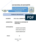 Casos Prácticos de Informe de Auditoría