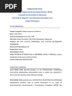 Curriculum Vitae 2019 Prof. Ingles