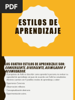 Estilos de Aprendizaje