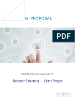 Expo Email Marketing Proposal Print 