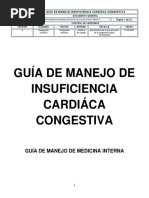 GUIA DE INSUFICIENCIA CARDIACA CONGESTIVA - Docx PDF