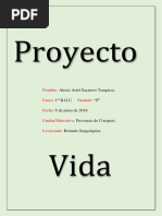 Proyecto de Vida Alexis