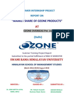 Ozone Overseas Report (Market Share of Ozone)