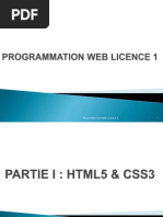 Présentation Programmation WEB L1 PDF