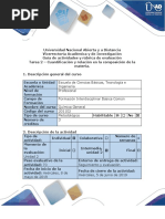 Guía de Actividades y Rúbrica de Evaluación - Tarea 2 - Cuantificación y Relación en La Composición de La Materia