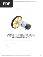 How To Read Encoder Speed Through An Interrupt With An Arduino Based PLC's - Industrial Shields