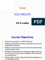 Vlsi Circuits: 10 Credits