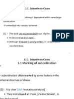 All About Subordinate Clauses