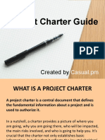 Project Charter Guide: Created by