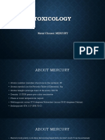 Toxicology: Metal Chosen: MERCURY