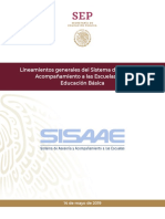 SISAAE Lineamientos Mayo 2019