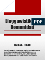 Lingguwistikong Komunidad