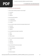 Cuestionario de Autoevaluación - Métodos de Separación de Sustancias