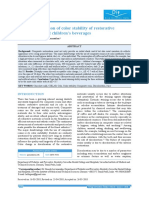 In Vitro: Comparison of Color Stability of Restorative Materials Against Children's Beverages