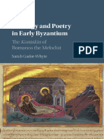 The Kontakia, Theology and Poetry in Early Byzantium