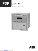 REF 610 Feeder Protection Relay: Technical Reference Manual - ANSI Version