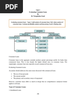 Evaluating Consumer Loans - 3rd Unit Notes