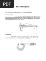 Bench Fitting Tools