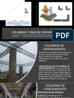 Exposición de Columnas y Vigas de Confinamiento