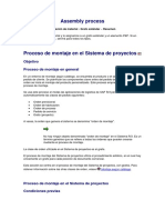 Proceso de Ensamblaje SAP SD-PS