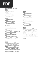 Heart of Worship Chords