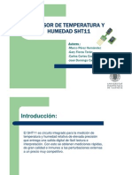 Amarillo - Sensor de Temperatura y Humedad Sth11 v1