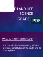 Earth and Life Science: Grade 11