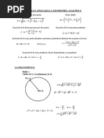 Formulas Geometria Analitica