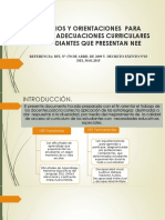 Criterios y Orientaciones para Realizar Adecuaciones Curriculares Decreto 83