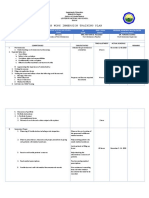 Shs Work Immersion Training Plan