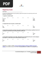 H Happiness Scale