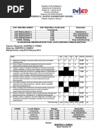 Federico C. Suntay Elementary School: COT 1 COT 2 COT 3 COT 4 Rating Remarks