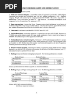 CE On PPE Acquisition and Depreciation C