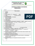 Ficha Diagnostico Del Estudiante Tutoria Universitaria