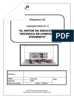 El Motor de Inducción Trifásico en Conexión Steinmetz