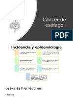 Cáncer de Esófago