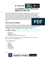 Operational Amplifier Study Notes For RRB Je SSC Je B6d5da06