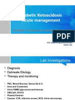 Diabetic Ketoacidosis Acute Management: A State of Absolute Insulin Bankruptcy