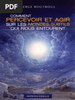 Serge Boutboul-Comment Percevoir Et Agir Sur Les Mondes Subtils PDF PDF