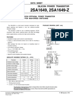 2SA1649, 2SA1649-Z: Silicon Power Transistor