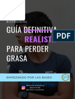 Guía Realista para Perder Grasa - Biotraining