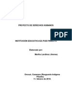 Proyecto de Derechos Humanos 2018