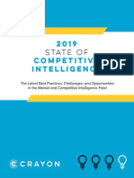 Crayon State of Competitive Intelligence 2019